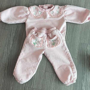 리틀그라운드 룰라비 상하 맨투맨세트 100사이즈