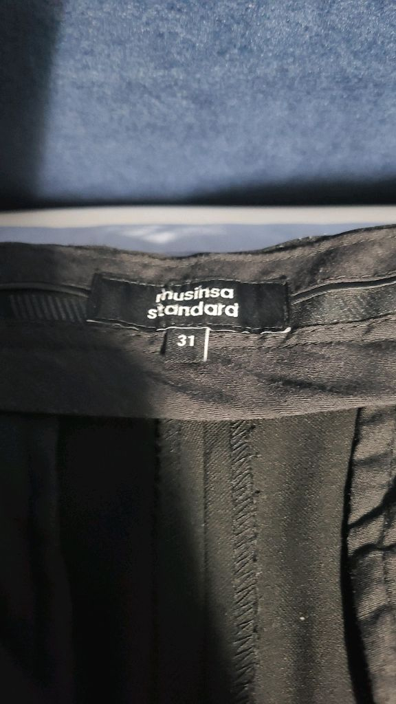 무신사 세미 와이드 슬랙스 급처--2