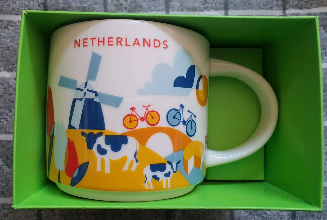 스타벅스 네덜란드 유아히어 머그 (시티머그) 이미지