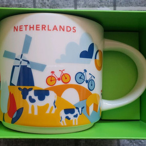 스타벅스 네덜란드 유아히어 머그 (시티머그) 이미지