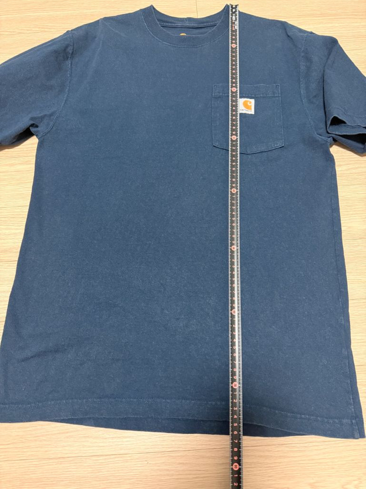 칼하트 다크블루 남성 반팔티 면 티셔츠 S 사이즈 95~100 정도--7
