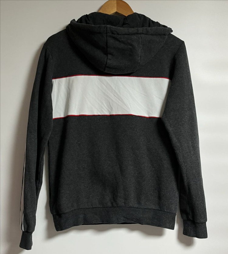 공용 아디다스 오버핏 후드 티셔츠 후드티 XS--5