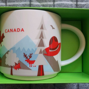 스타벅스 캐나다 유아히어 머그 (시티머그) 이미지
