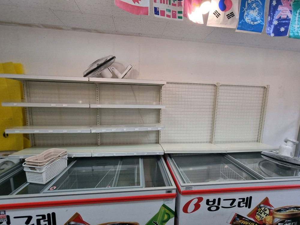 아이스크림진열대 선반 앵글 / 선풍기 이미지