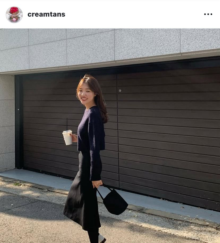 타낫 Tannat 유서빈님 명품 빈티지 새틴 블랙 토트백--1