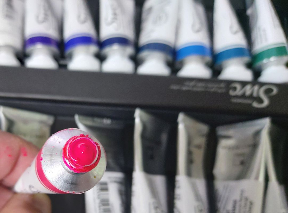 신한 최고급 전문가용 수채화물감 24색 (사용후 보관중)--6