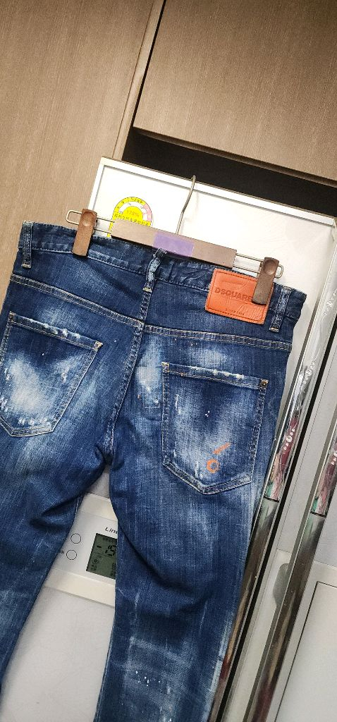 디스퀘어드 페인팅 스케이터진 48--4