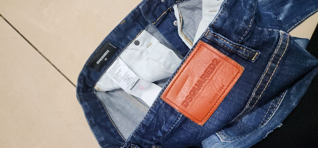 디스퀘어드 페인팅 스케이터진 48--5