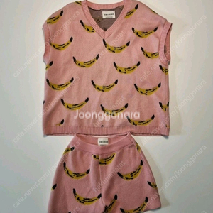 보보쇼즈 바나나 니트 상하셋트 8-9y 중고