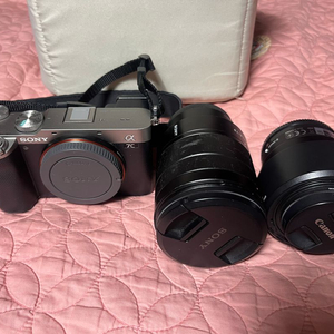 소니 a7c +렌즈 SEL2470Z 랑 SEL50F18F