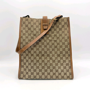 [중고명품셀렉트]구찌 GG 캔버스 미디움 토트백