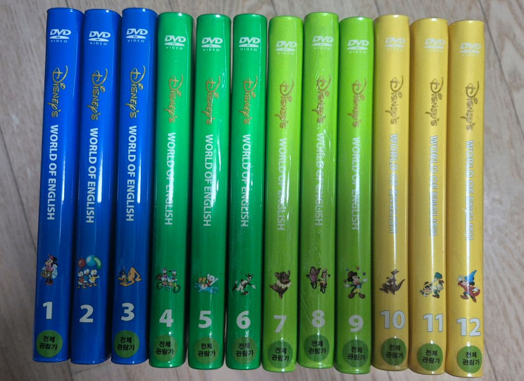 디즈니 월팸 dvd세트 미개봉50% 월드디즈니패밀리--2