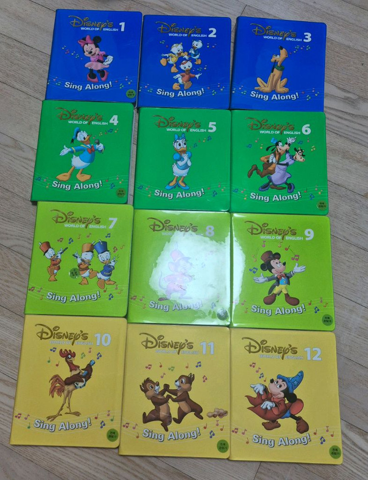 디즈니 월팸 dvd세트 미개봉50% 월드디즈니패밀리--4