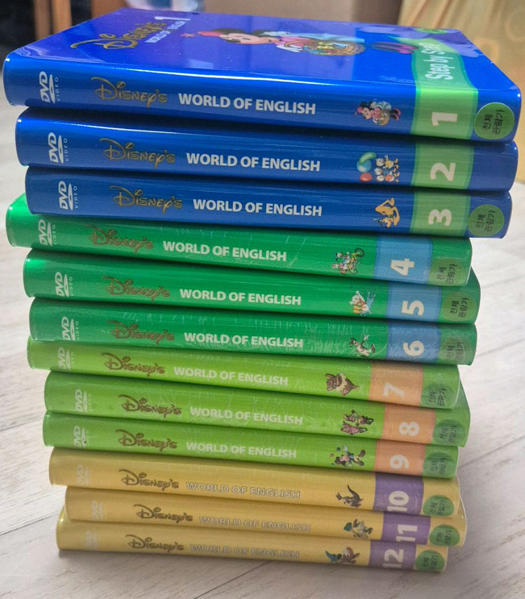 디즈니 월팸 dvd세트 미개봉50% 월드디즈니패밀리--7