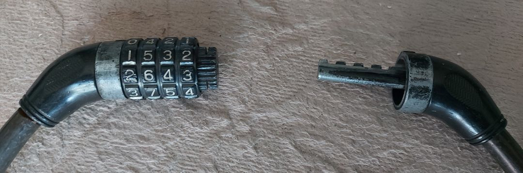 부품 처분> 자전거 크랭크 세트 및 쿠션 안장, 자물쇠--9