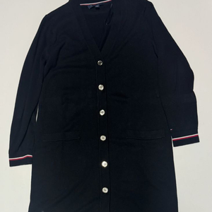 여성 타미힐피거 롱 가디건 블랙 66 톰브라운 느낌!! 이미지