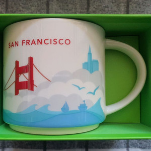 스타벅스 샌프란시스코 유아히어 머그 (시티머그) 이미지