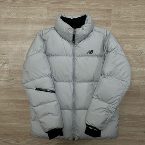 뉴발란스 구스다운 스탠드넥 푸퍼 패딩 점퍼 [그레이] S/90