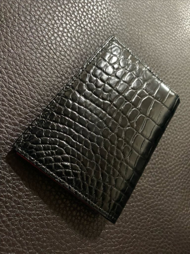 더퀴르 리얼 악어가죽 카드지갑--6