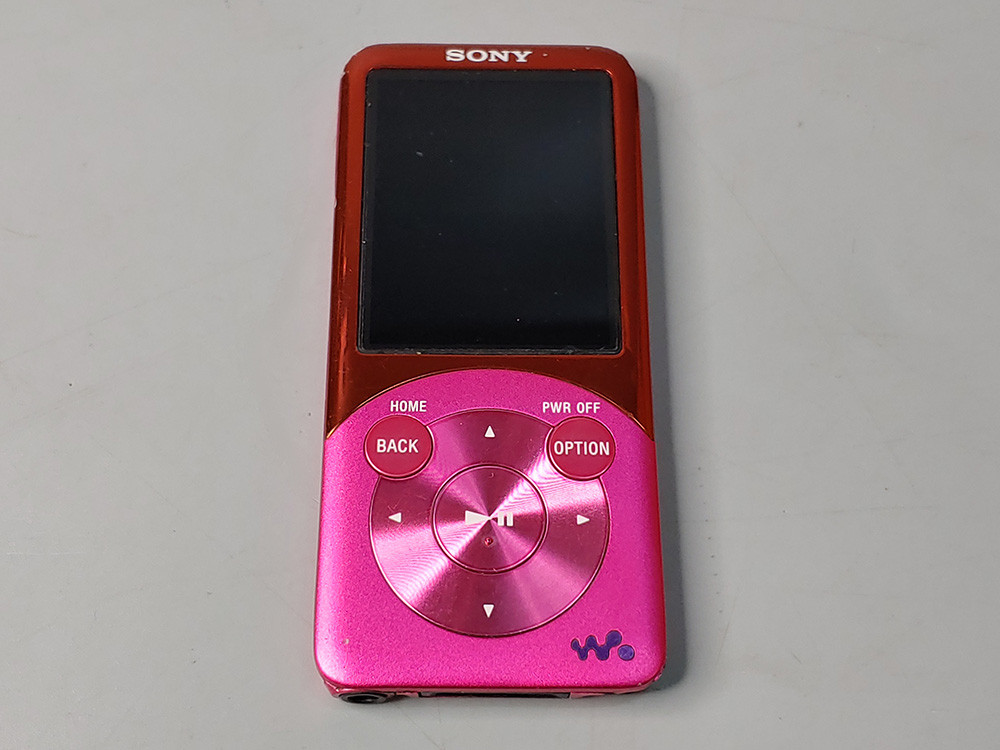 소니 워크맨 NW-S754 비비드 핑크 백라이트 불량--3