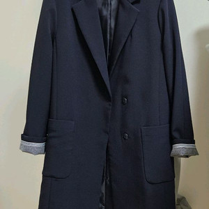 네이비 루즈핏 자켓