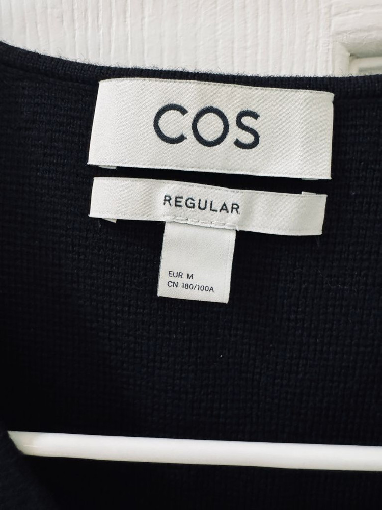 cos 니트 베스트 조끼 블랙 M 이미지