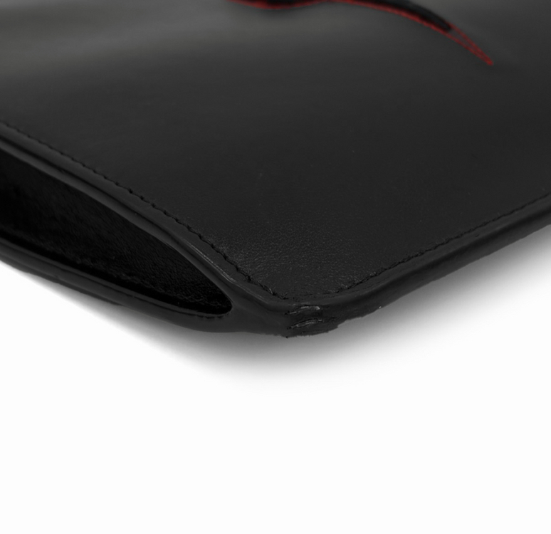 [OS] 구찌 님성 블레이드 자수 로고 클러치 백 파우치 블랙--6