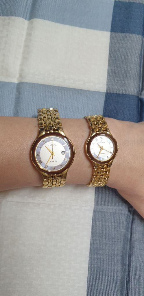 엘레강스 라비오 고급 예물시계 남녀세트--9