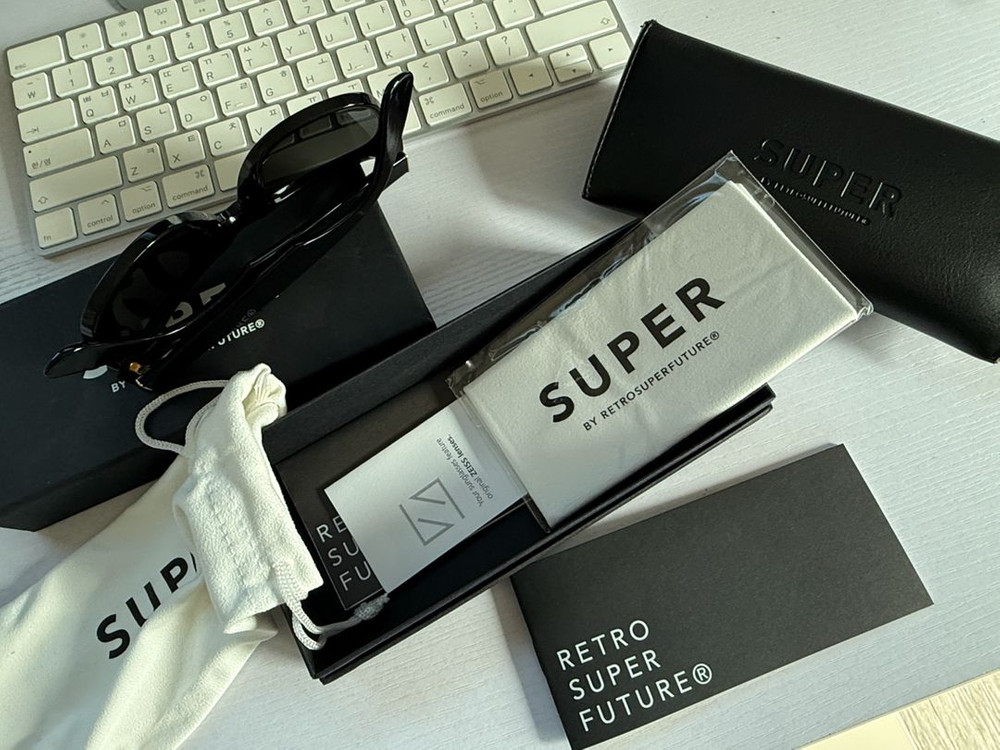 Retro Super Future 선글라스 풀박 새상품급! 정품 가죽케이스 포함--5