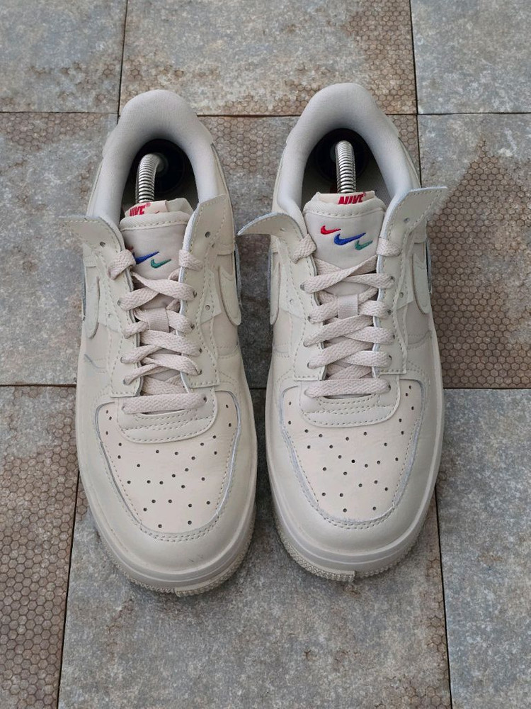 (245)나이키 에어포스 1 폰탄카 펄 화이트 스니커즈 운동화--1