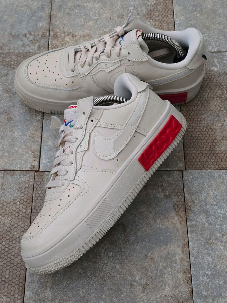 (245)나이키 에어포스 1 폰탄카 펄 화이트 스니커즈 운동화--2