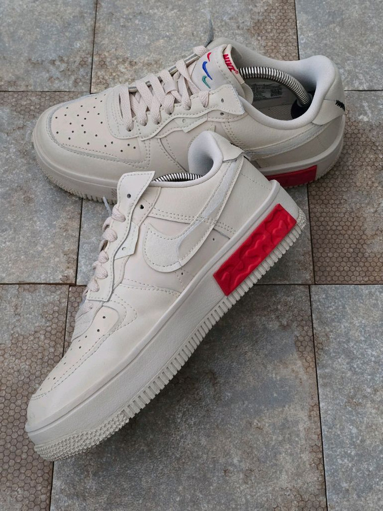 (245)나이키 에어포스 1 폰탄카 펄 화이트 스니커즈 운동화--4