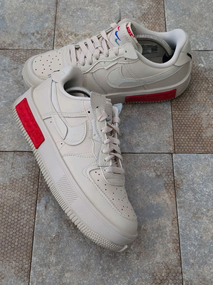 (245)나이키 에어포스 1 폰탄카 펄 화이트 스니커즈 운동화--5