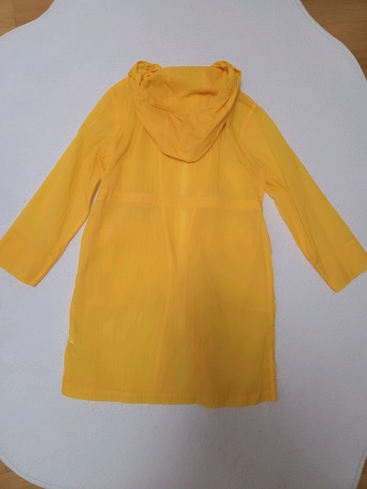 ZARA 여아 옐로우 후드 바람막이 점퍼 9y--1