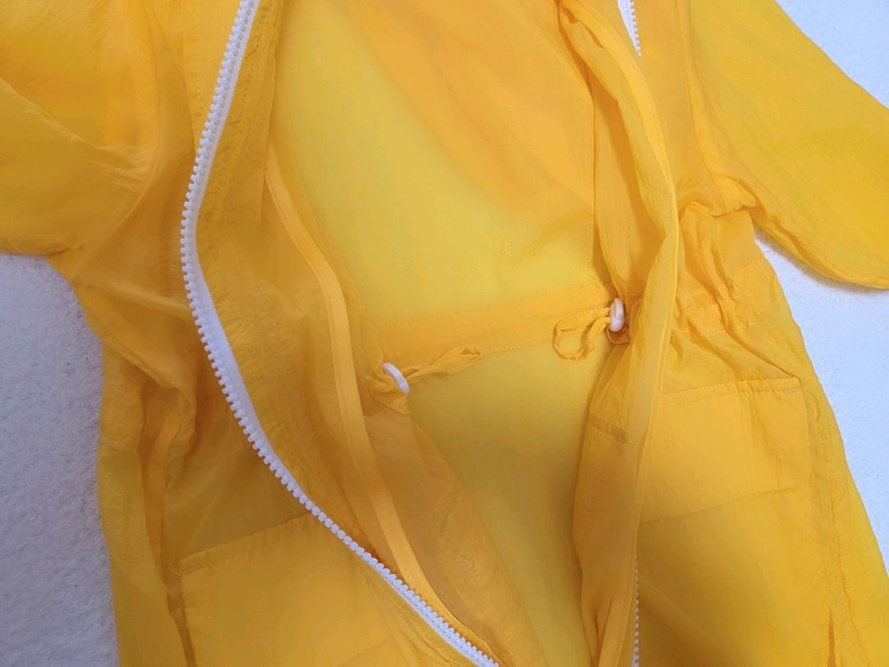 ZARA 여아 옐로우 후드 바람막이 점퍼 9y--2