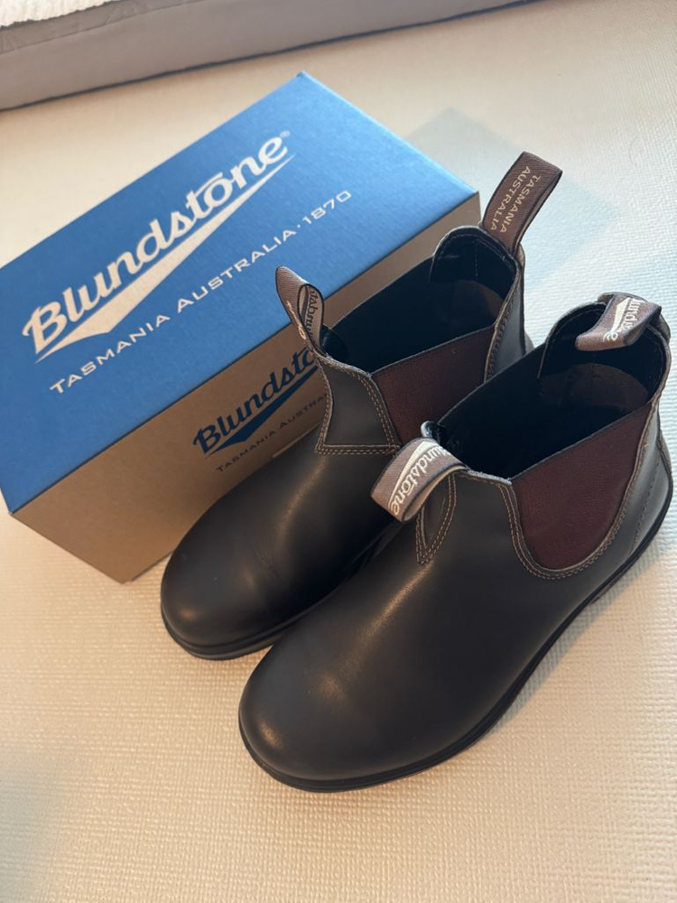 블런드스톤 500 첼시 부츠 스타우트 브라운--1