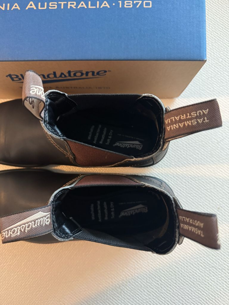 블런드스톤 500 첼시 부츠 스타우트 브라운--2