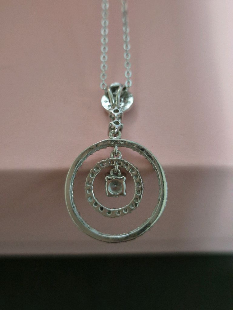 14k 화이트골드 펜던트귀걸이세트 매입가처분 이미지