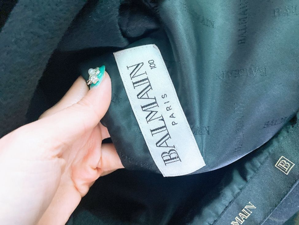 (100)발망남자블랙핸드메이드루즈핏울코트--6