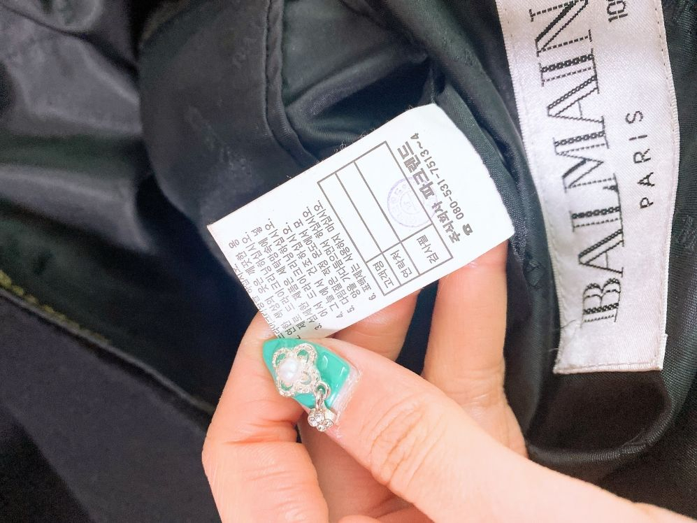 (100)발망남자블랙핸드메이드루즈핏울코트--8