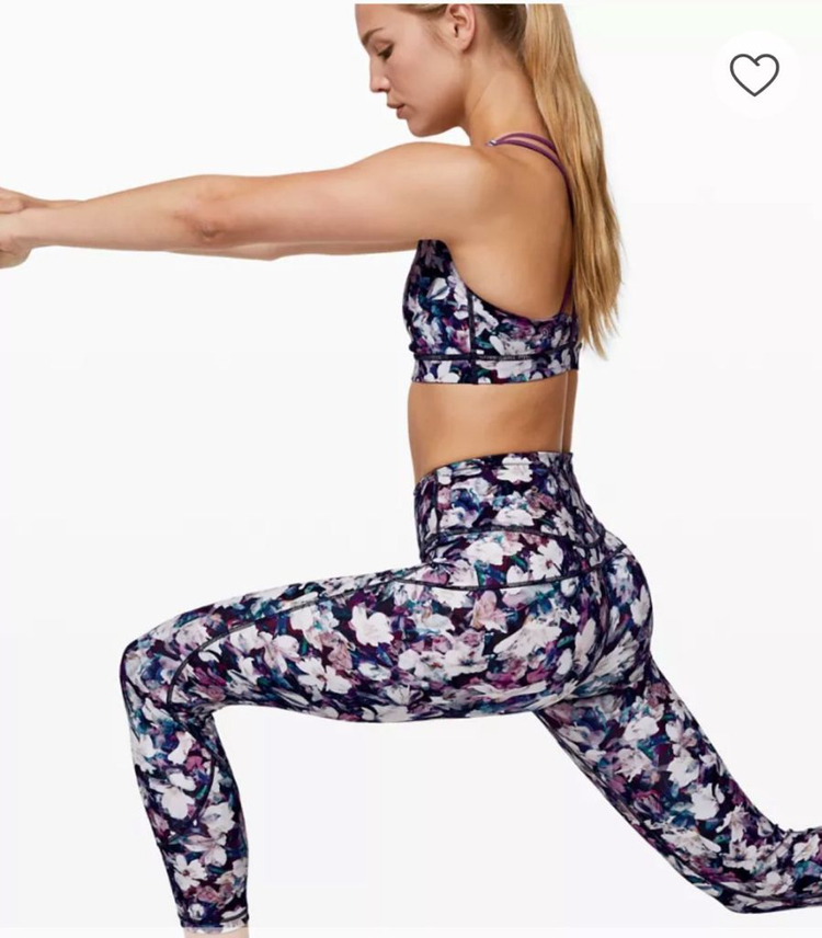 룰루레몬 플로럴 패턴 세트 4--7