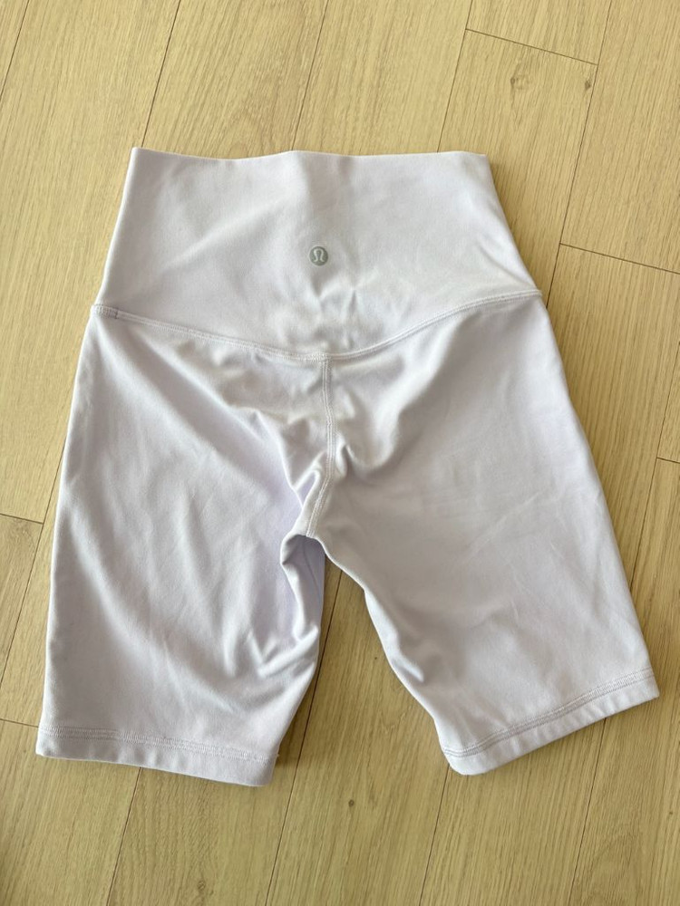 룰루레몬 원더 트레인 하이라이즈 쇼츠 연보라--1