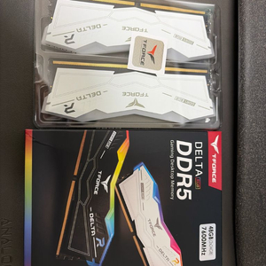 T-Force Delta RGB DDR5 48GB 7600MHz 화이트