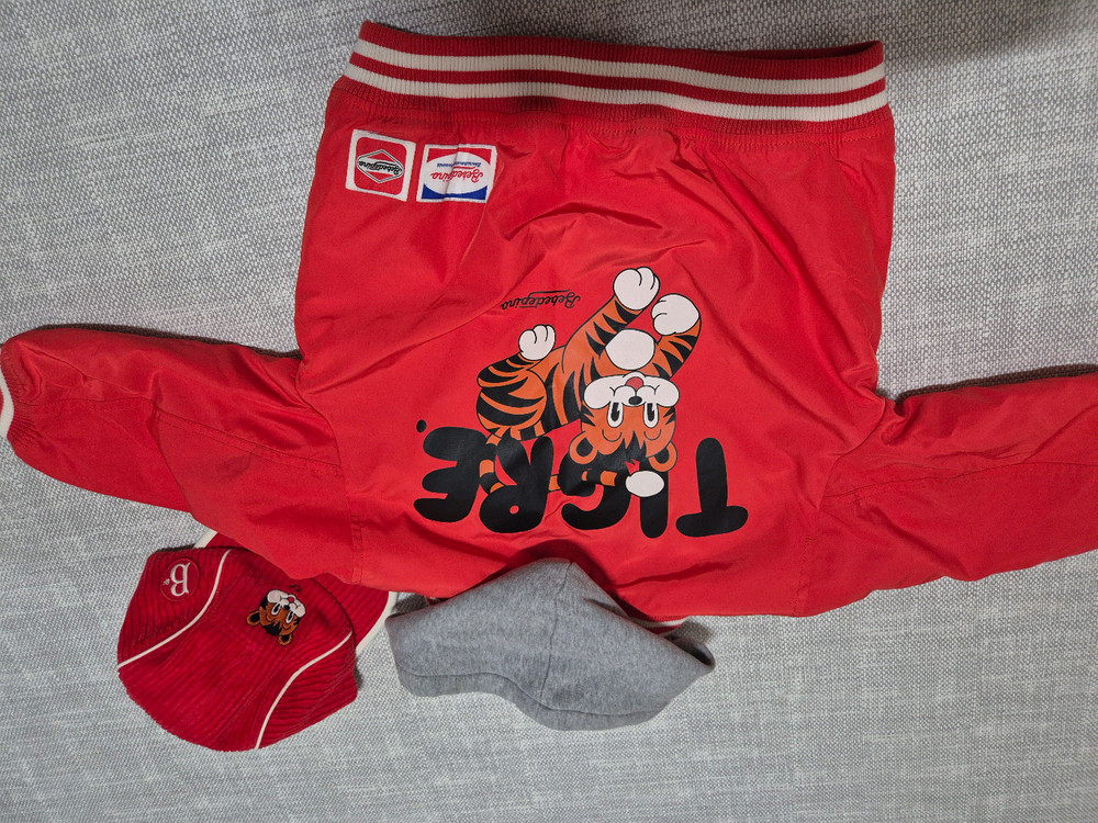 베베드피노 봄점퍼 모자 일괄120사이즈--1