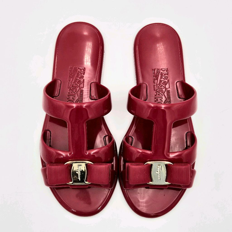 [중고명품셀렉트]페레가모 살바토레 젤리 샌들 7C--1