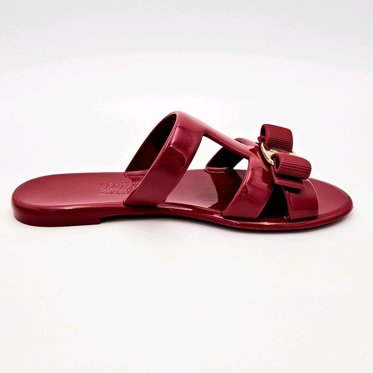 [중고명품셀렉트]페레가모 살바토레 젤리 샌들 7C--4