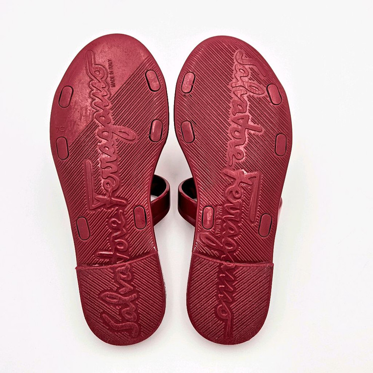 [중고명품셀렉트]페레가모 살바토레 젤리 샌들 7C--6