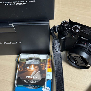후지필름x100v+텔레컨버젼 렌즈, 여러 입문 장비들 이미지