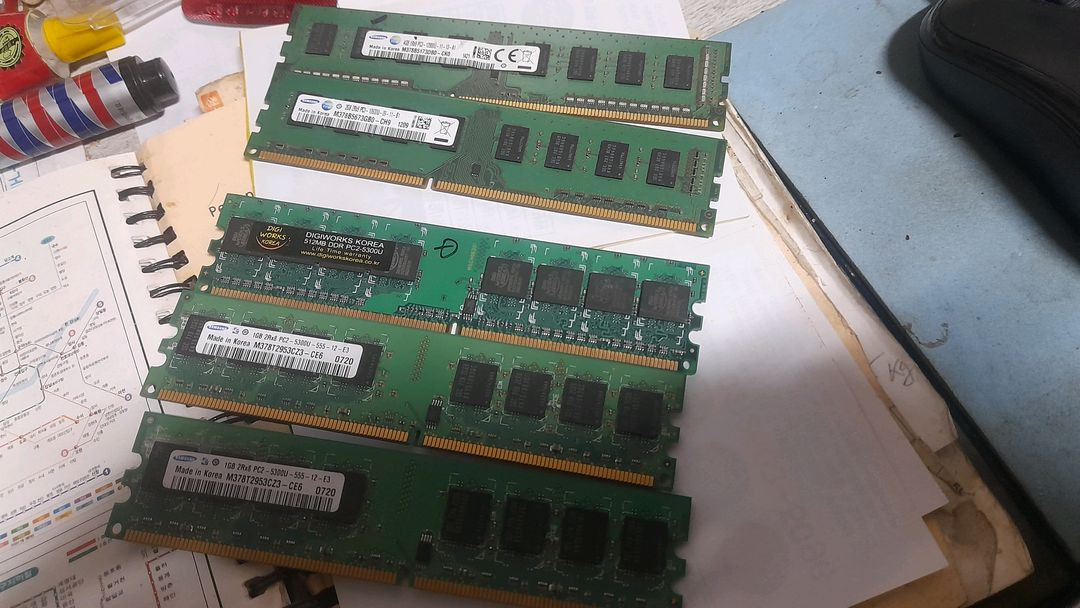 노트북메모리pc3 4gb 3개 /i3-3120cpu 기타메모리--2