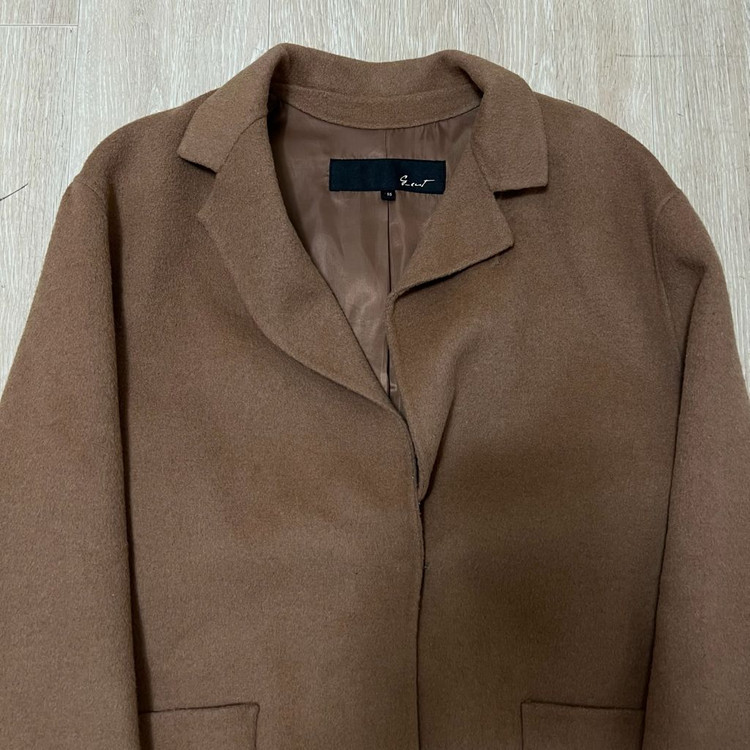 지컷 여성 모직 캐시미어 싱글 숏코트 55-66--1